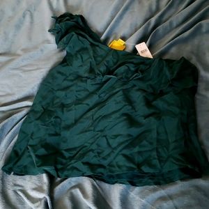 Anthro Silk One Shouldered top - 10P